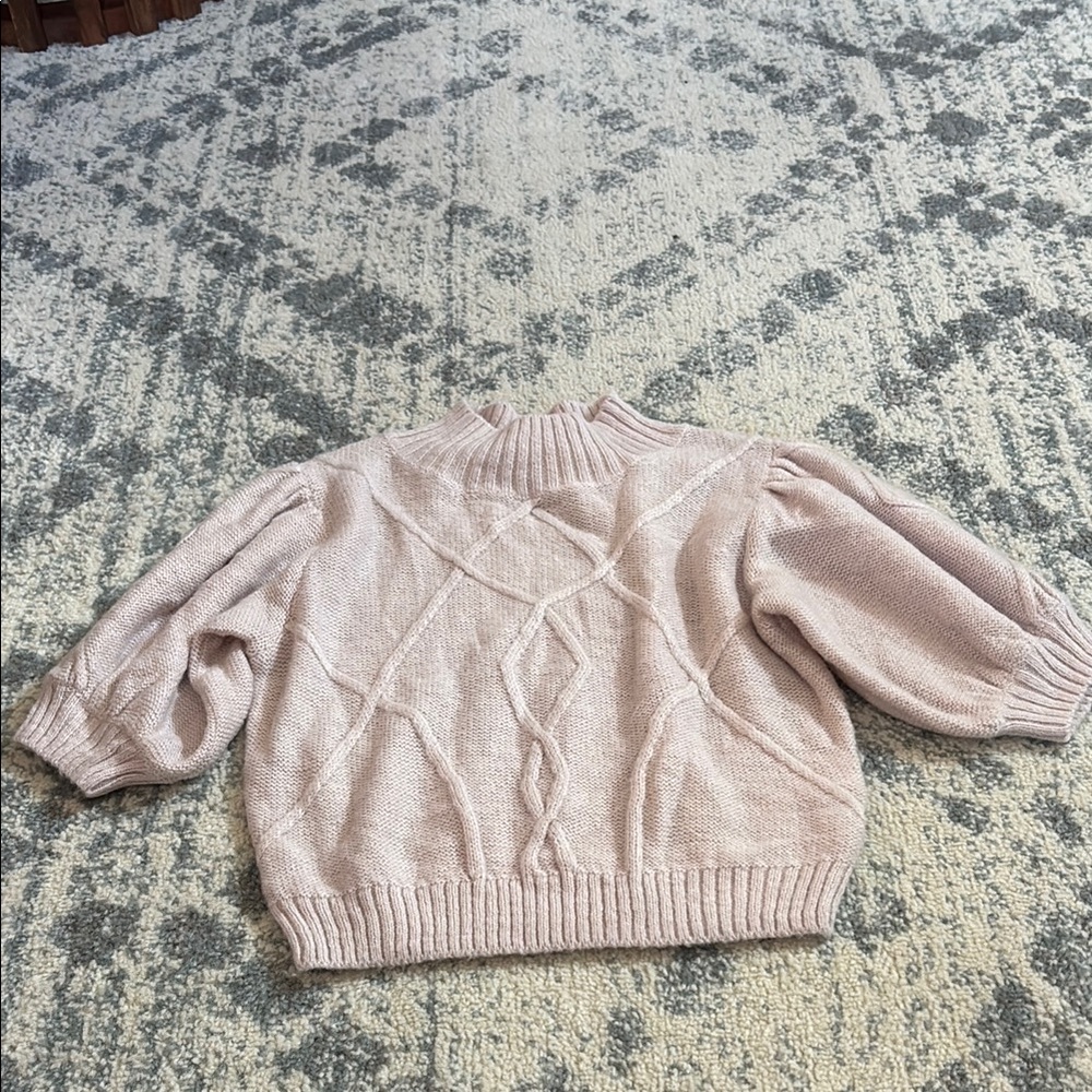 KEEPSAKE the Label Soft Pink Turtleneck Sweater
